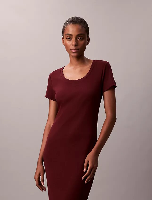 Refined Cotton Midi Dress Refined Cotton Midi Dress