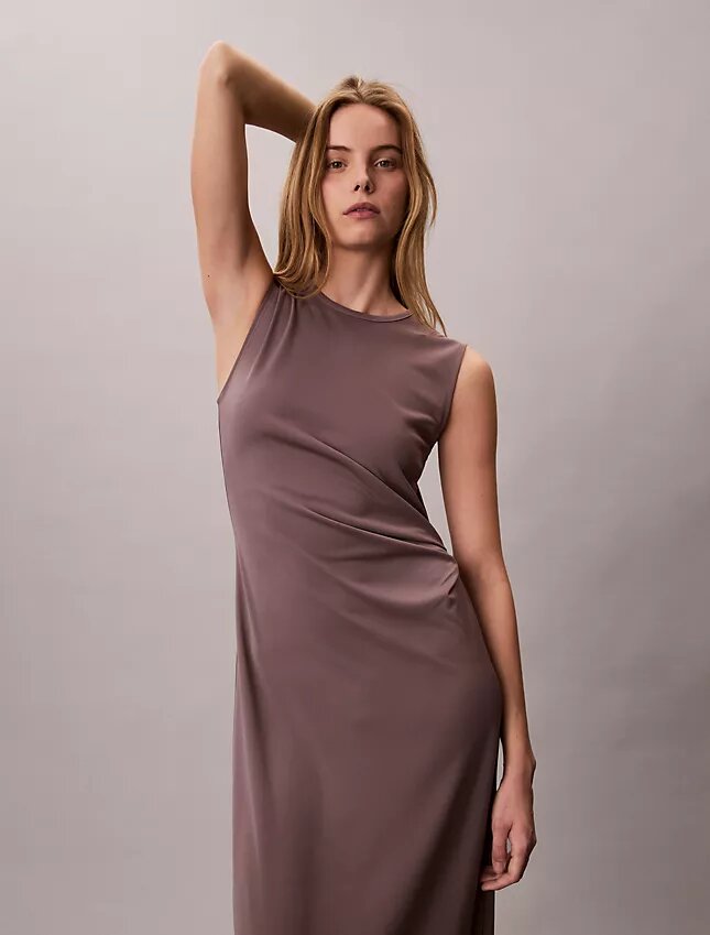 Refined Jersey Gathered Dress Refined Jersey Gathered Dress