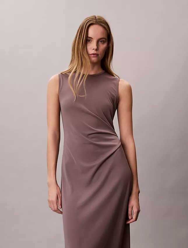 Refined Jersey Gathered Dress Refined Jersey Gathered Dress