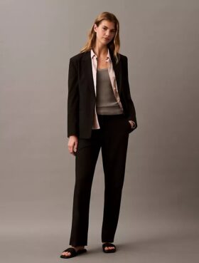 Refined Stretch Straight Trouser