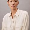 Relaxed Button-Down Utility Shirt