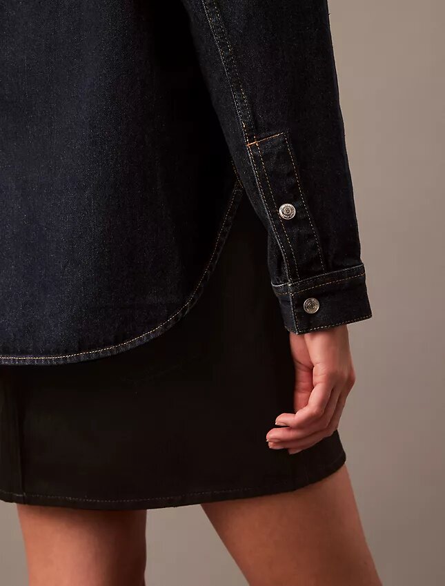 Relaxed Denim Button-Down Shirt Relaxed Denim Button-Down Shirt