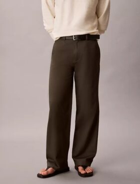 Relaxed Straight Darted Pants