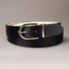 Reversible Round Buckle Belt