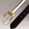 Reversible Round Buckle Belt
