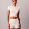 Rib Emblem Seamless Tee