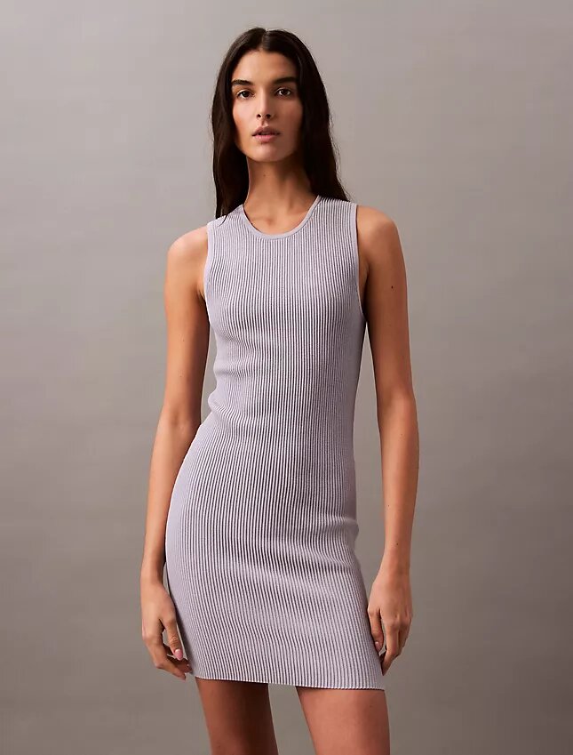 Rib Sleeveless Mini Dress Rib Sleeveless Mini Dress