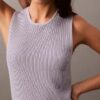 Rib Sleeveless Mini Dress Rib Sleeveless Mini Dress