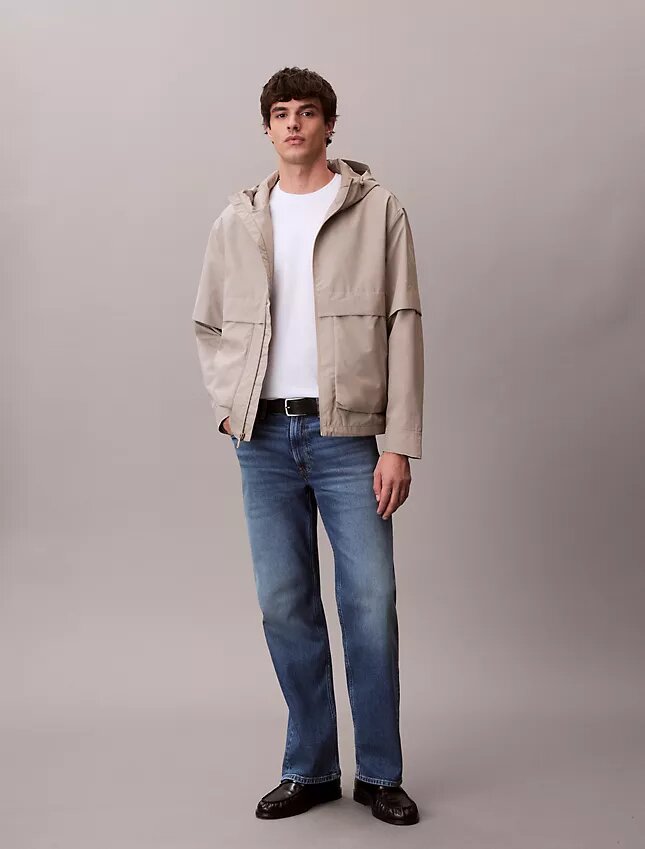 Ripstop Hooded Windbreaker Jacket Ripstop Hooded Windbreaker Jacket