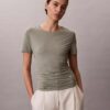 Ruched Slim T-Shirt