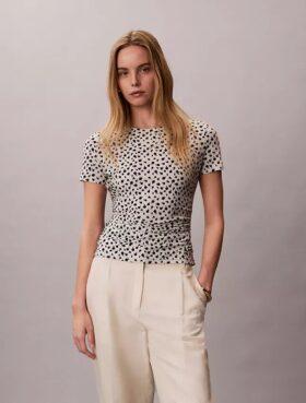 Ruched Slim T-Shirt