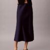 Satin Midi Skirt