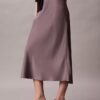Satin Midi Skirt