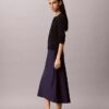 Satin Midi Skirt