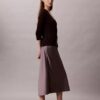 Satin Midi Skirt