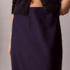 Satin Midi Skirt
