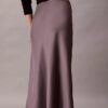Satin Midi Skirt