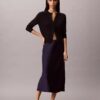 Satin Midi Skirt
