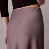 Satin Midi Skirt