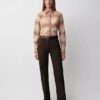 Scarlett Plaid Button-Down Shirt
