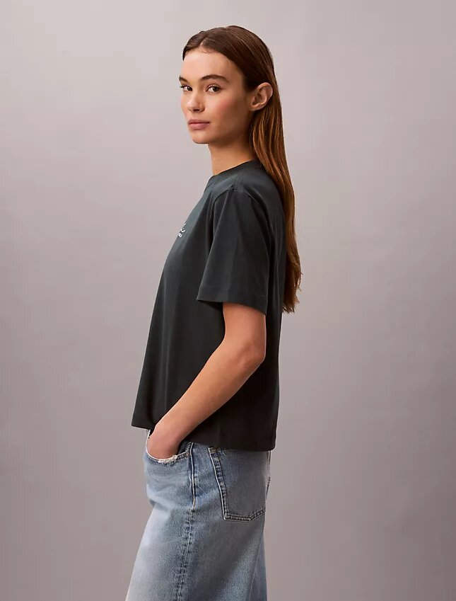 Script Logo Graphic Boxy T-Shirt Script Logo Graphic Boxy T-Shirt