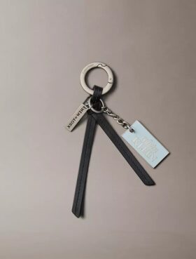Script Logo Key Fob