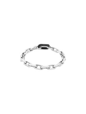 Sculpted Link Chain Bracelet