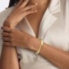 Sculptural Contour Bangle