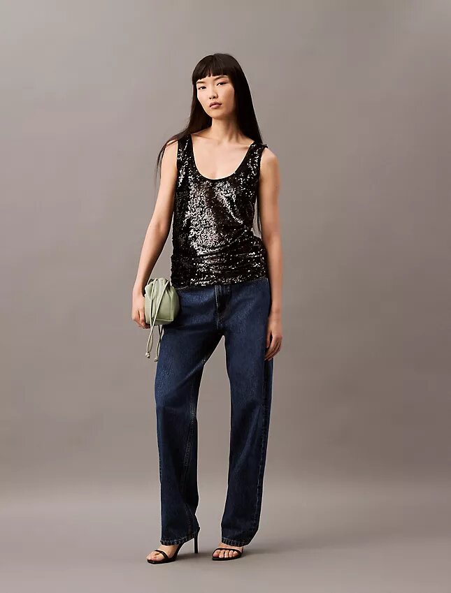 Sequin Tank Top Sequin Tank Top