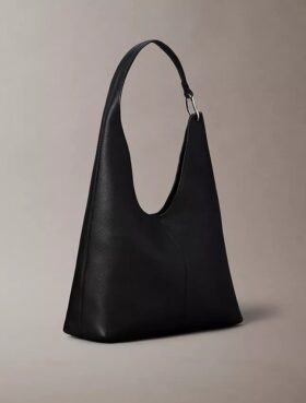 Slouchy Leather Medium Shoulder Bag