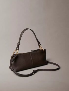 Slouchy Leather Small Convertible Bag Slouchy Leather Small Convertible Bag