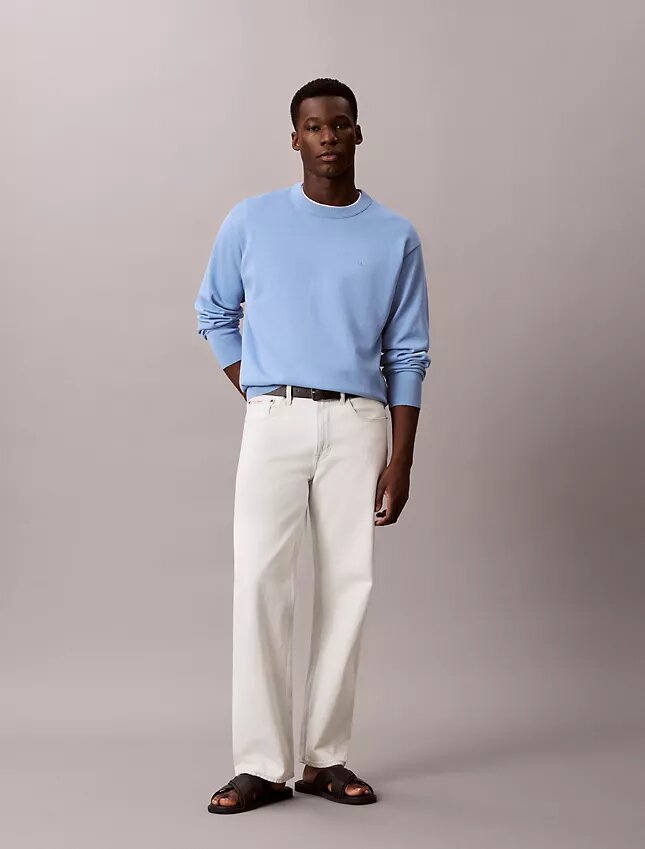 Smooth Cotton Easy Sweater Smooth Cotton Easy Sweater