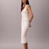 Smooth Cotton Midi Dress