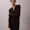 Smooth Cotton Rib Midi Dress Smooth Cotton Rib Midi Dress