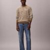 Smooth Cotton Stripe Easy Sweater Smooth Cotton Stripe Easy Sweater