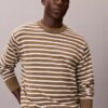 Smooth Cotton Stripe Easy Sweater Smooth Cotton Stripe Easy Sweater
