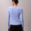 Smooth Variegated Rib Sweater Cardigan Smooth Variegated Rib Sweater Cardigan
