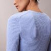 Smooth Variegated Rib Sweater Cardigan Smooth Variegated Rib Sweater Cardigan