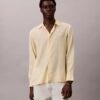 Solid Linen Blend Classic Shirt