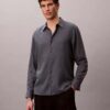Solid Linen Blend Classic Shirt