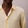 Solid Linen Blend Classic Shirt