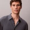Solid Linen Blend Classic Shirt