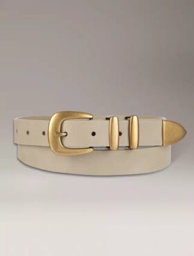 Solid Square Buckle Belt