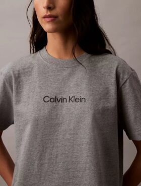 Standard Logo Boxy Fit Crewneck T-Shirt