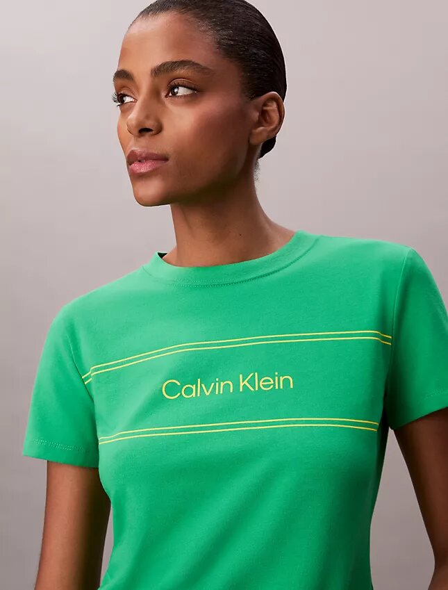 Stripe Logo Graphic Slim T-Shirt Stripe Logo Graphic Slim T-Shirt