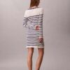 Stripe Long Sleeve Rib Mini Dress Stripe Long Sleeve Rib Mini Dress