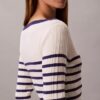 Stripe Long Sleeve Rib Mini Dress Stripe Long Sleeve Rib Mini Dress