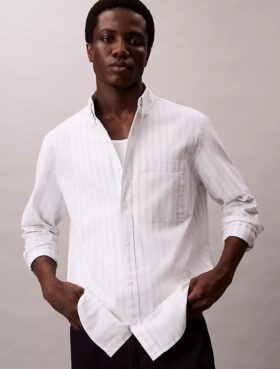 Stripe Oxford Classic Button-Down Shirt