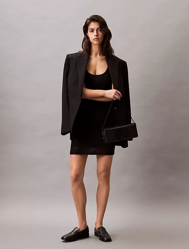 Sweater Stitch Mini Dress Sweater Stitch Mini Dress