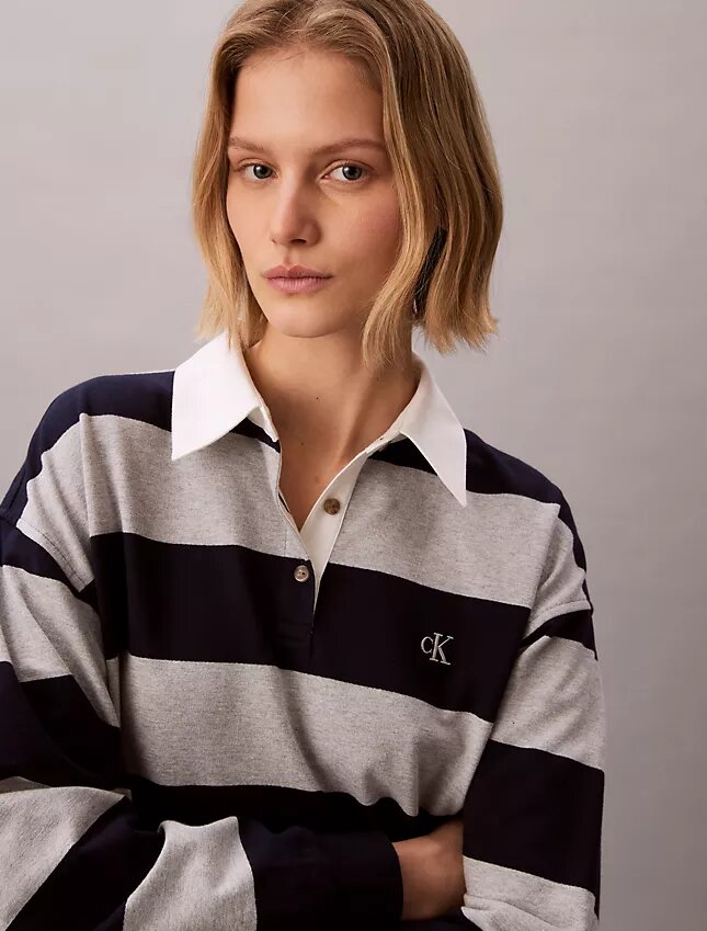 Varsity Stripe Mini Polo Dress Varsity Stripe Mini Polo Dress